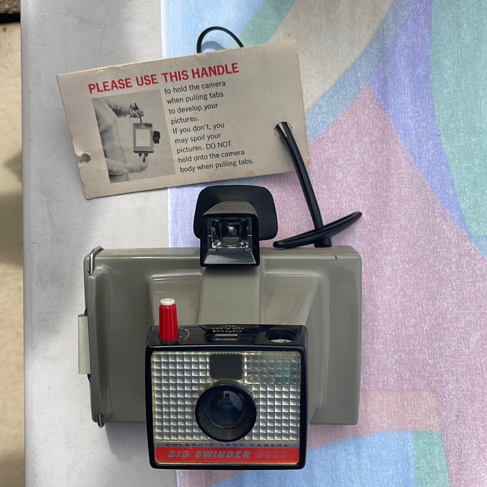 Vintage Polaroid model 3000 camera possibly from 10/67